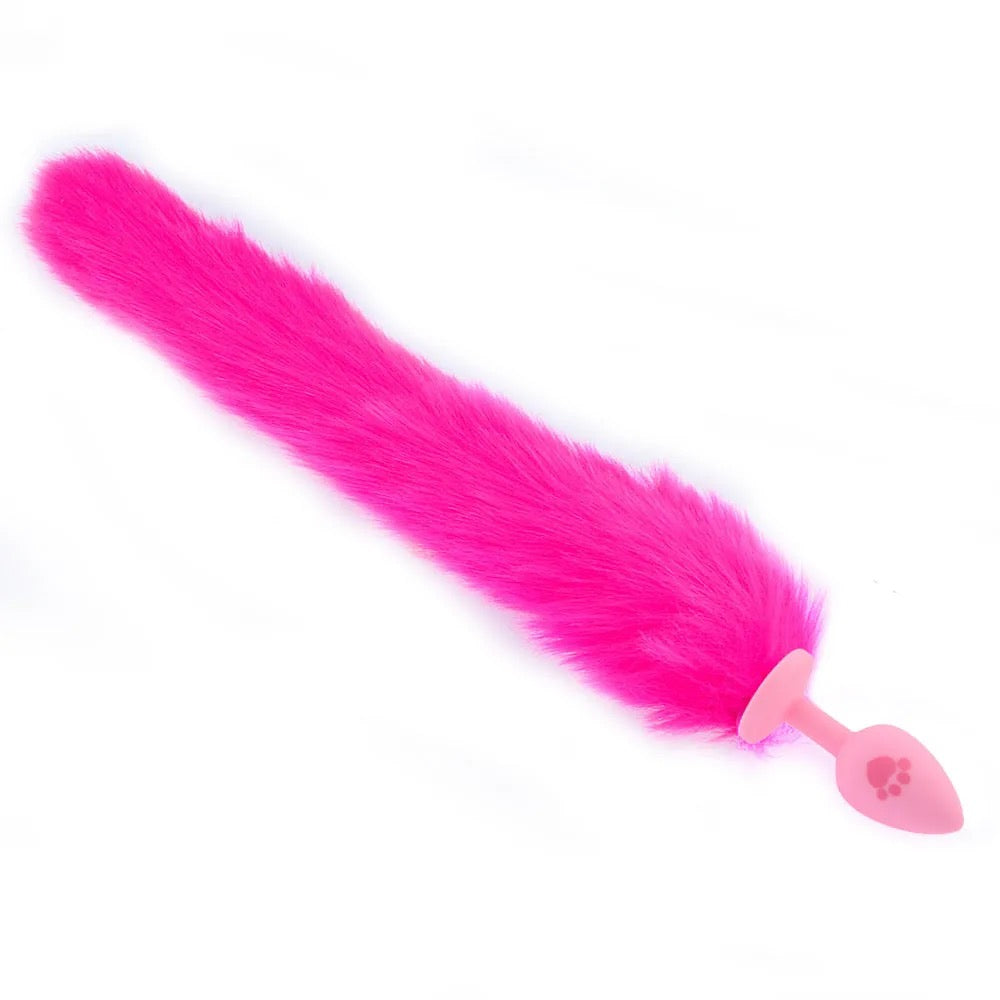Furry Pleasure Anal Plug - Soft Furry Exterior